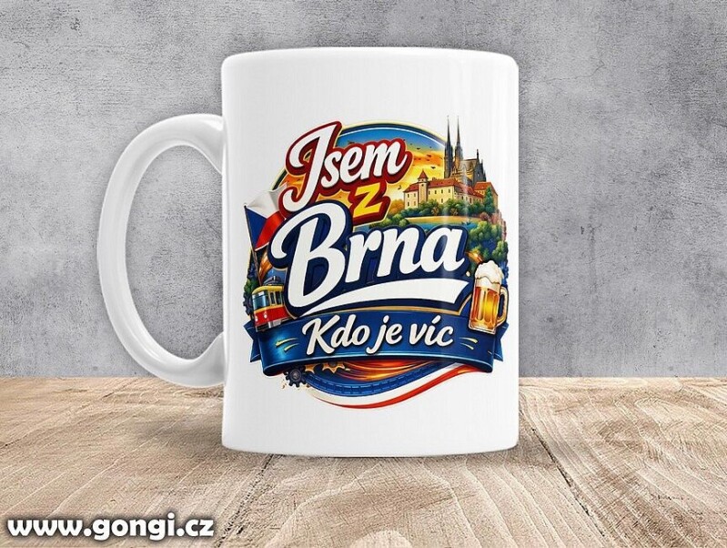 Hrnek - 0451 - Jsem z Brna, kdo je víc